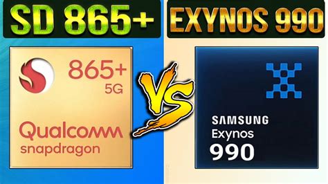 Samsung Exynos 990 vs Qualcomm Snapdragon 8 Gen 1.